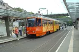 Plauen Zusätzliche Linie 6 mit Gelenkwagen 235 am Tunnel (2008)