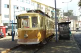 Porto Straßenbahnlinie 1 mit Triebwagen 216 am Passeio Alegre (2008)