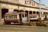 Porto Triebwagen 175 vor dem Depot Boavista (1988)