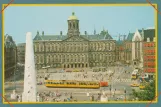 Postkarte: Amsterdam am Königche Palast auf dem Dam (1975)
