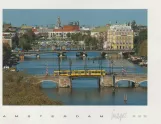 Postkarte: Amsterdam auf Nieuwe Amstelbrug (1990)