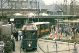 Postkarte: Amsterdam Museumslinie 30 mit Triebwagen 236 am Haarlemmermeerstation (1987)