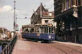 Postkarte: Amsterdam Zusätzliche Linie 11 mit Triebwagen 349 auf Zwanenburgwal (1955)
