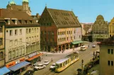 Postkarte: Augsburg am Weberhaus (1958)