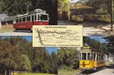 Postkarte: Bad Schandau Traditionsverkehr mit Museumswagen 9 auf Kirnitzschtalstraße (2000)