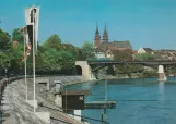 Postkarte: Basel auf Wettsteinbrücke (1971)