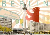 Postkarte: Berlin auf Alexanderplatz (2010)