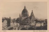 Postkarte: Berlin  Dom mit Friedrichsbrücke (1906)
