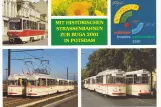 Postkarte: Berlin Gelenkwagen 001 auf Friedrich-Ebert-Straße (2001)