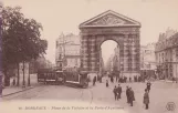 Postkarte: Bordeaux auf Place de la Victoire (1919)
