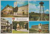 Postkarte: Bratislava auf Námestie Ľudovíta Štúra (1971)