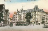 Postkarte: Braunschweig auf Friedrich Wilhelm-Platz (1898)