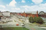 Postkarte: Bremen auf Bahnhoftsvorplatz / Hauptbahnhof (1960)