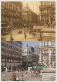 Postkarte: Brüssel auf Beursplein/Place de la Bourse (1906-1908)
