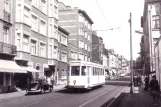 Postkarte: Brüssel Regionallinie S mit Triebwagen 10494 auf rue Willems / Willemsstraat (1960)