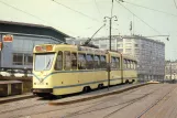Postkarte: Brüssel Straßenbahnlinie 90 mit Gelenkwagen 4025 auf Boulevard Jamar/Jamarlaan (1971)