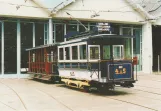 Postkarte: Brüssel Triebwagen 415 vor Musée du Tram (1994)