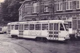 Postkarte: Brüssel Triebwagen 7096 am Woluwe / Tervurenlaan (1981)