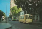 Postkarte: Buenos Aires Triebwagen 9069 auf Emilio Mitre (1988)