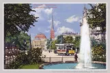 Postkarte: Chemnitz auf Carolastraße (1899)