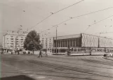 Postkarte: Cottbus Straßenbahnlinie 4 auf Friedrich-Ebert-Straße (1971)
