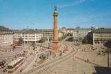 Postkarte: Darmstadt  Tor zu Odenwald und Bergstraße. Luisenplatz (1975)
