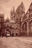 Postkarte: Den Haag Regionallinie 3 mit Triebwagen 10 auf Buitenhof (1905)