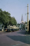 Postkarte: Den Haag Regionallinie A mit Triebwagen A 613/614 auf Parkweg, Voorburg (1961)
