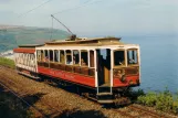 Postkarte: Douglas, Isle of Man Manx Electric Railway mit Triebwagen 22 nahe bei Milnes (1991)