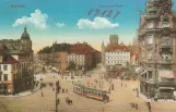 Postkarte: Dresden auf Pirnaischer Platz (1912)