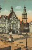 Postkarte: Dresden auf Schloßplatz (1911)
