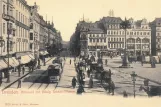 Postkarte: Dresden Beiwagen 26 auf Altmarkt (1902)