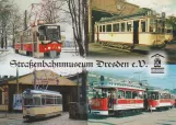 Postkarte: Dresden Triebwagen 226 001  Straßenbahnmuseum (2000)