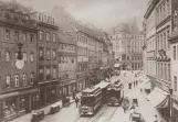 Postkarte: Dresden Triebwagen 280 auf Pilnitzer Straße (1900)