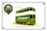 Postkarte: Dublin Doppelstocktriebwagen 268  (2006)