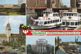Postkarte: Duisburg auf Schwanentorbrücke (1970)
