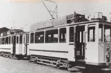 Postkarte: Essen Triebwagen 554 am Depot Betriebshof Stadtmitte (1958)