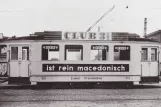 Postkarte: Essen Triebwagen 901 am Depot Betriebshof Stadtmitte (1928)