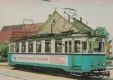 Postkarte: Esslingen am Neckar Straßenbahnlinie END mit Triebwagen 3 am Neuhausen (1976)