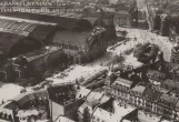 Postkarte: Frankfurt am Main vor Hauptbahnhof (1937)