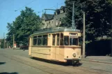Postkarte: Frankfurt (Oder) Straßenbahnlinie 2 mit Triebwagen 33 auf Heilbronner Straße (1971)