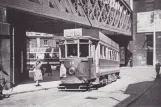 Postkarte: Gateshead Straßenbahnlinie mit Triebwagen 12 auf Mulgrave Terrace (1948)