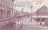 Postkarte: Georgetown Triebwagen 10 auf Water Street (1905)