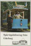 Postkarte: Göteborg 12 (Lisebergslinjen) mit Triebwagen 15 am Sankt Sigfrids Plan (1985)
