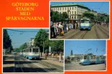 Postkarte: Göteborg Straßenbahnlinie 4 mit Triebwagen 519 am Kungsportsplatsen (1985)