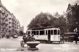 Postkarte: Göteborg Straßenbahnlinie 6 mit Triebwagen 87 auf Övre Husargatan (1925-1929)