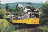Postkarte: Gotha Museumswagen 56 am Tabarz (1992)