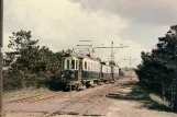 Postkarte: Haarlem Regionallinie C mit Triebwagen 254 nahe bei Bentveld (1957)