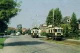 Postkarte: Haarlem Triebwagen A 325 auf Toorenveltstraat, Oegstgeest (1960)