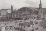 Postkarte: Hamburg auf Steintordamm, Hauptbahnhof (1905)